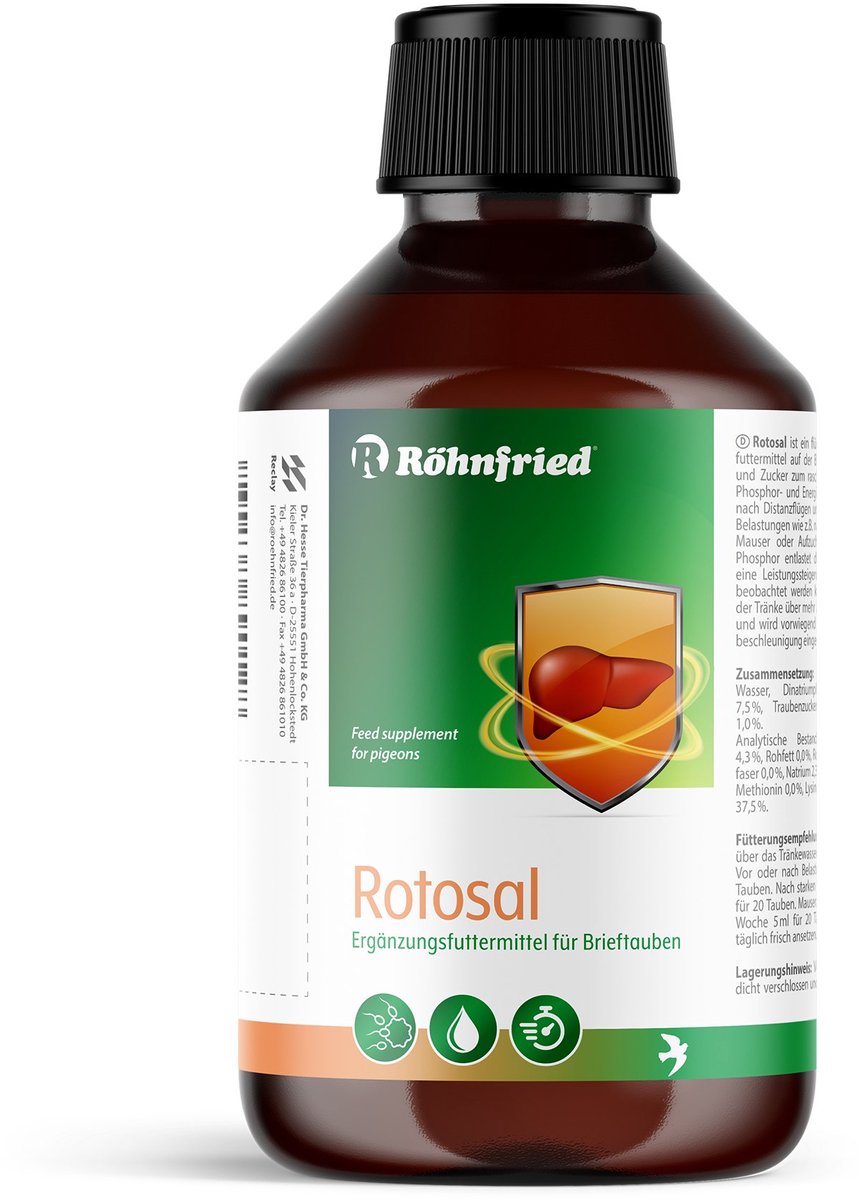Rohnfried Rotosal 250ml - voor postduiven