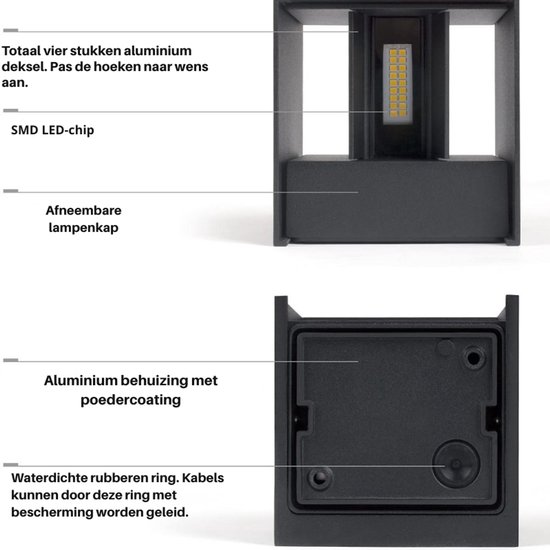 Gea led gfa1121c led 3000k 1600lm spot encastrable en aluminium blanc led intégré moderne