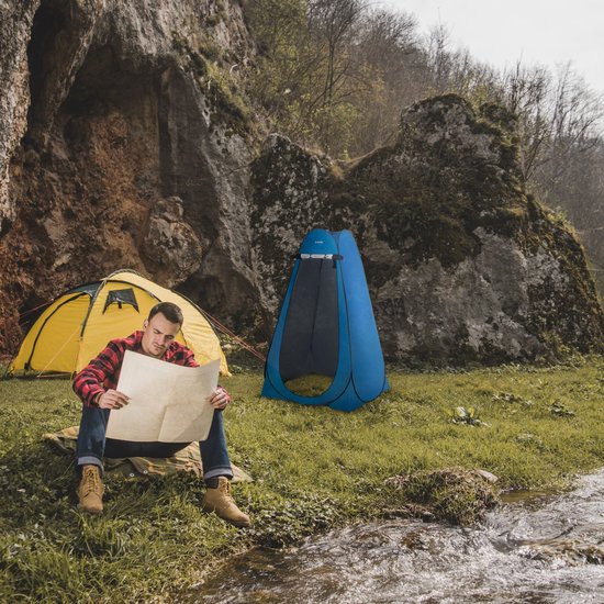 Outtec® Pop Up Douchetent - Omkleedtent - Mobiele Douchcabine - incl Draagtas - 118 x 118 x 190 cm van Outtec — afbeelding 2
