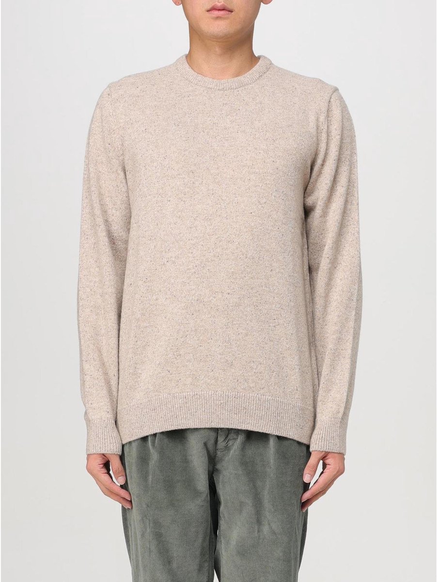 Barbour Trui Lamswol Beige - Maat M - Heren