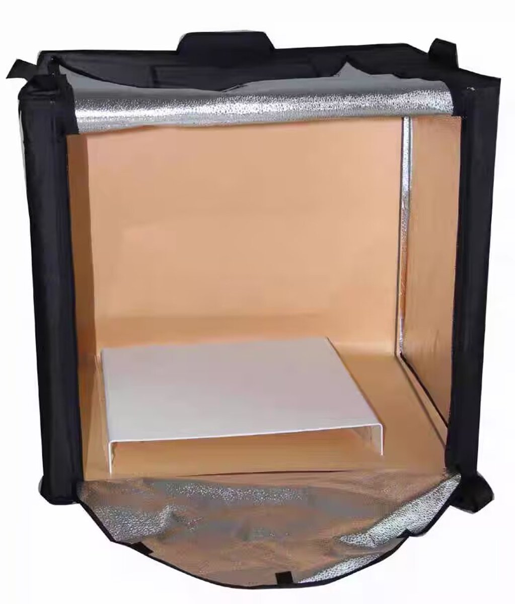 Bresser Opnametent - BR-FT50 - Opvouwbaar - 50 x 50 x 50 cm - LED verlichting + Achtergronden
