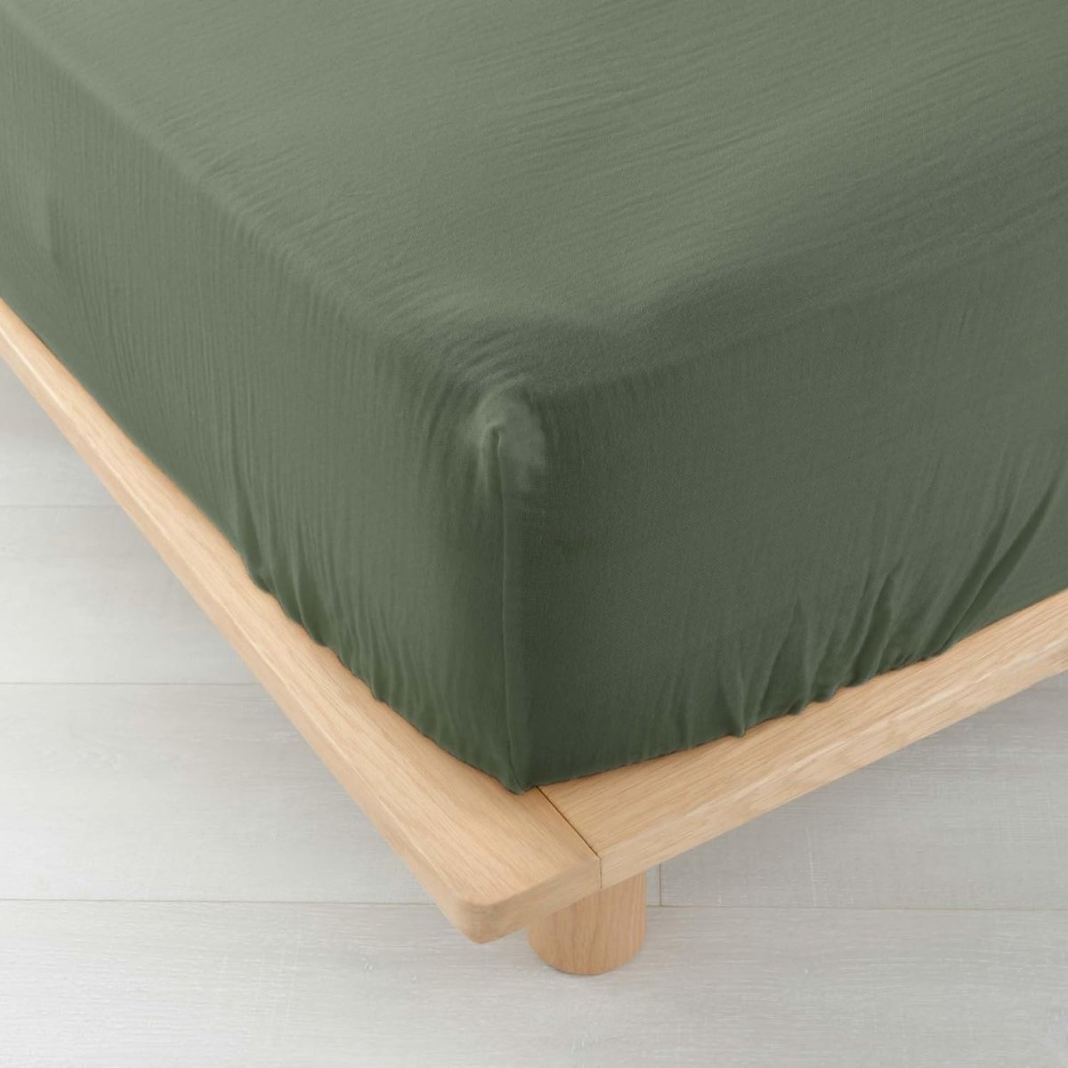Hoeslaken van katoengaas - 30 cm diepe zak - Meerdere maten - Meerdere kleuren