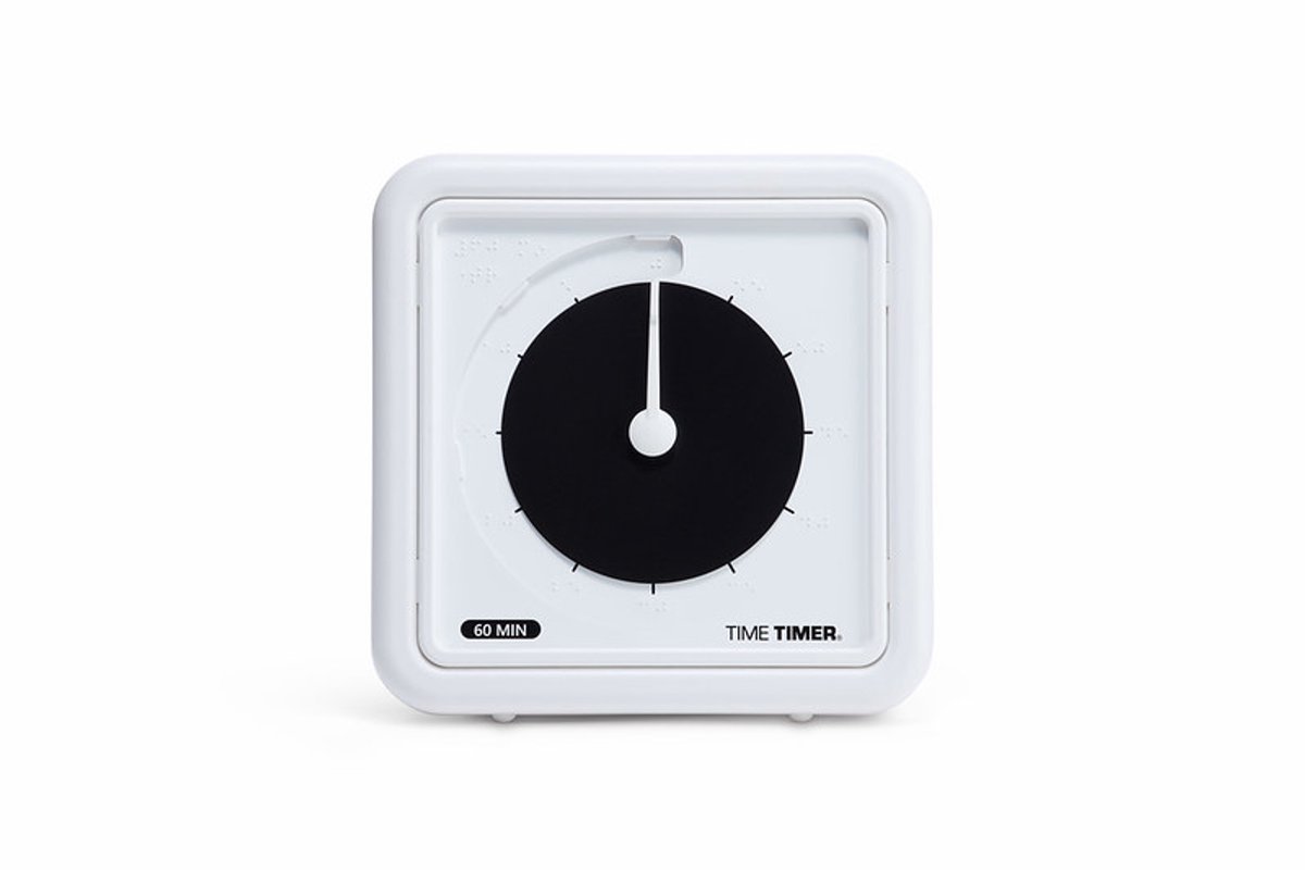 Time Timer® Braille Medium - Zwart