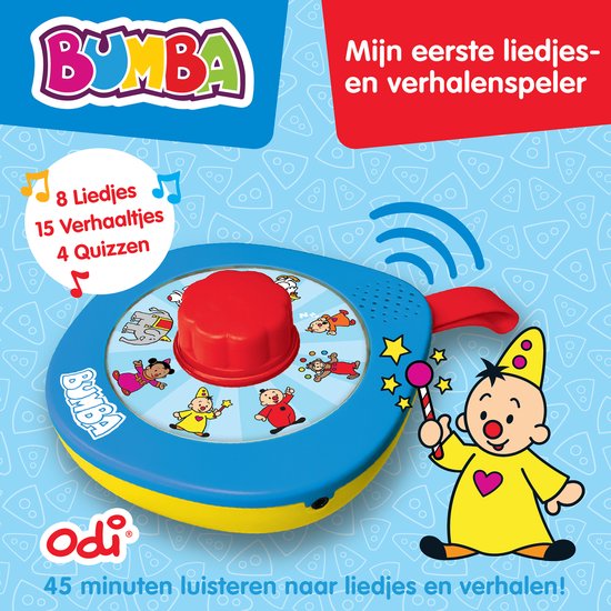 Bumba Verhalen- en Muziekspeler - 15 Luisterverhaaltjes, 8 Kinderliedjes, Quizzes & Geluiden - ODI® Audio-Speelgoed zonder Scherm - Voor Peuters vanaf 1 Jaar - Luisterboek-Speler / Storyteller / Muziekspeler van Merkloos — afbeelding 4