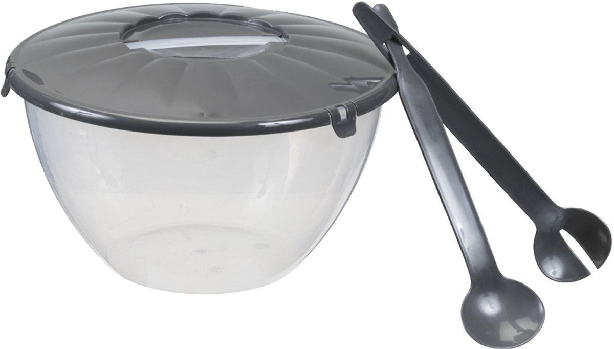 Grote saladeserviesset met slabestek