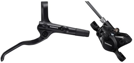 Hydraulische schijfremset Shimano MT200 achter - zonder remschijf - Zwart van Shimano — afbeelding 2