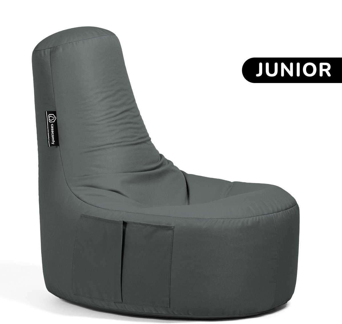 Casacomfy Gamer Junior - Zitzak - Kinderen - Waterbestendig - Binnen & Buiten - Antraciet