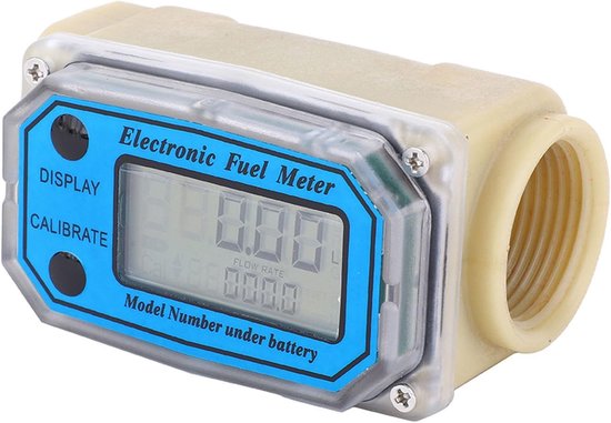 Doorstroommeter met digitaal display, zeer nauwkeurige