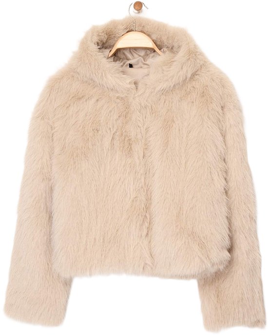 Trendyol Zwarte Oversized Mal-Bontjas Met Capuchon Twoaw26Mo00025