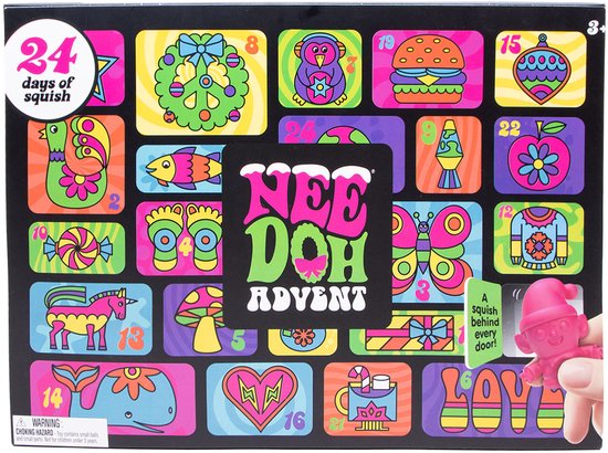 NeeDoh DUE JUL Needoh Advent Calendar 2025.