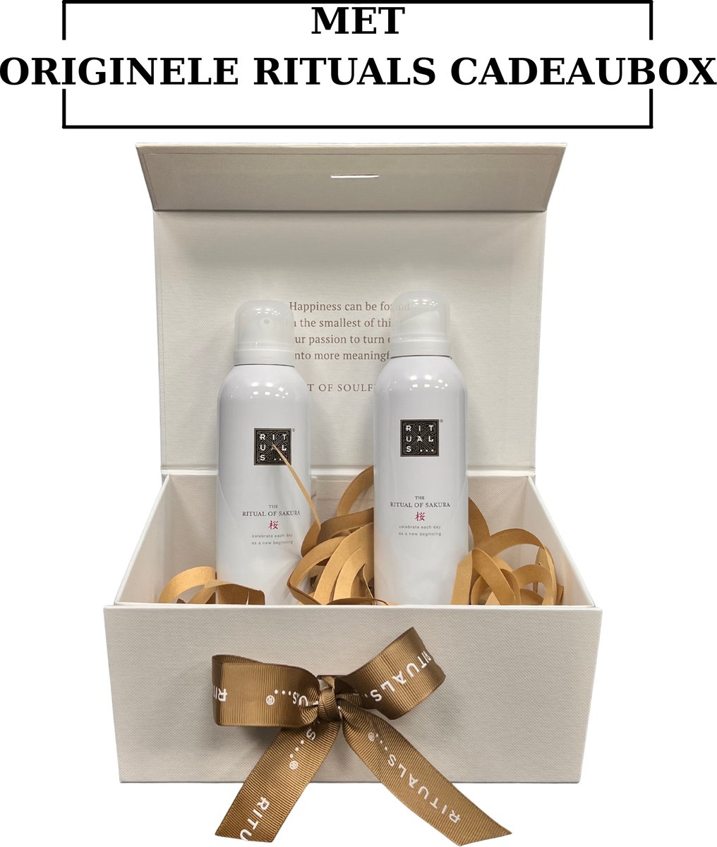 Rituals - Sakura - Geschenkset - 2X Shower Gel a 200 ml = 400 ml in Originele RITUALS Cadeaubox - Douchegel - Doucheschuim