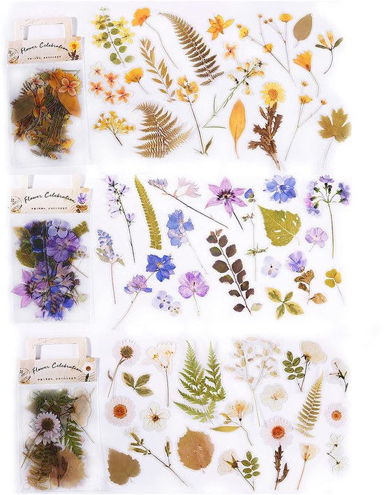 Foto: 120 pcs flower stickers scrapbook stickers scrapbook stickers assorted plant stickers self adhesive flower style paper stickers for scrapbook letters notebook glass