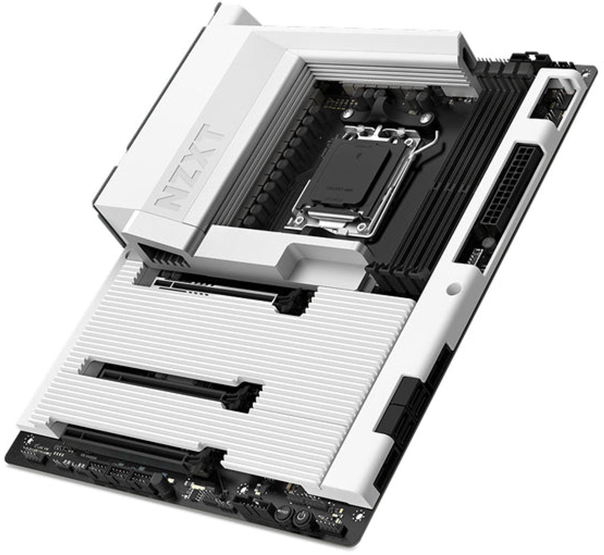 NZXT N7 B850 - Moederbord ATX - Socket AM5 - AMD B850 - DDR5 -Wi-Fi 6E - Bluetooth 5.4 - Wit