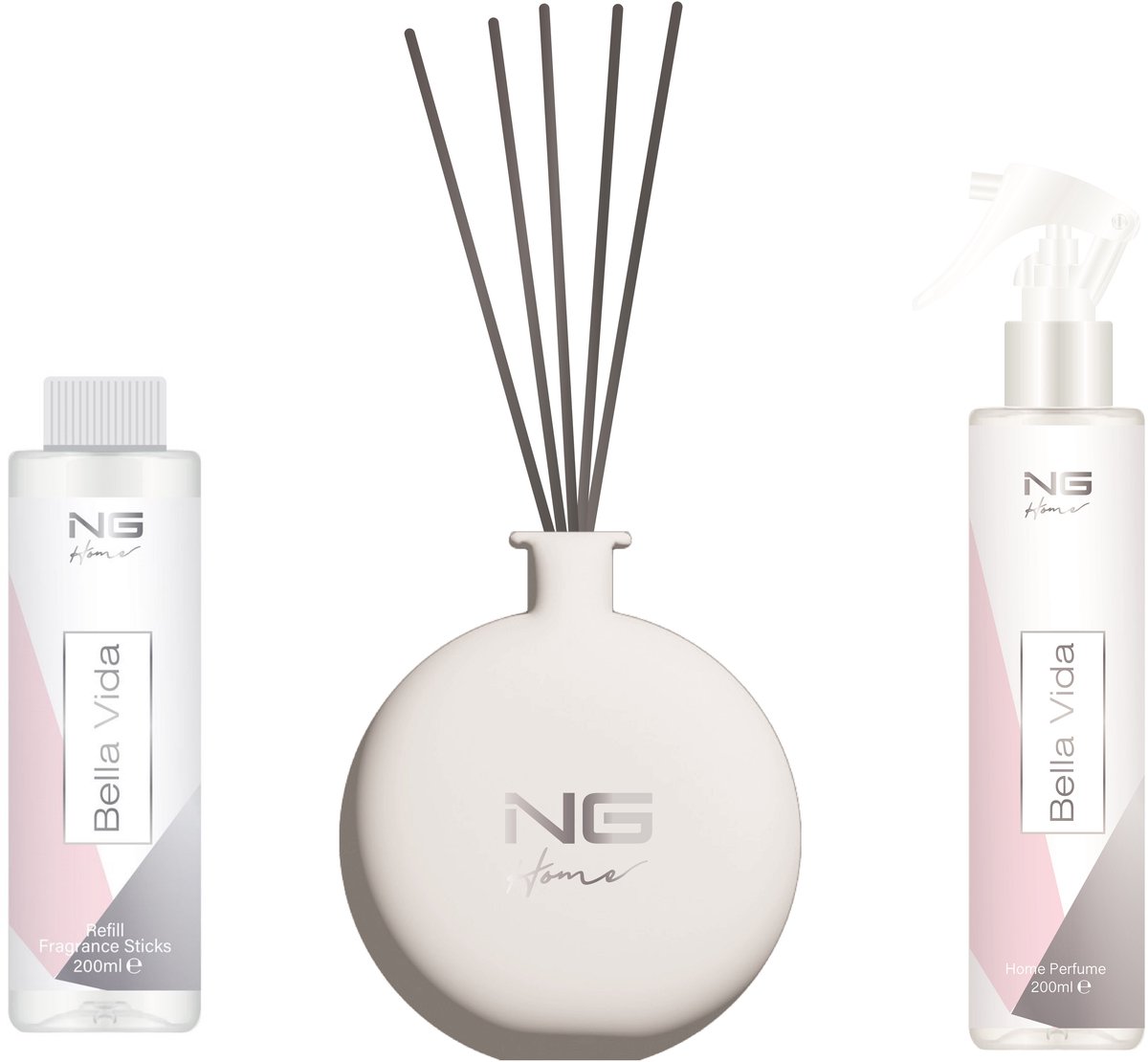 NG Home Perfume - Bella Vida - Set van 3st