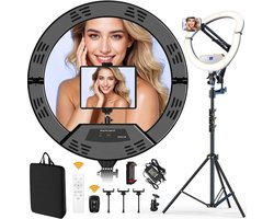 Ringlamp met Statief - Ring Light - Verstelbaar - Led Verlichting