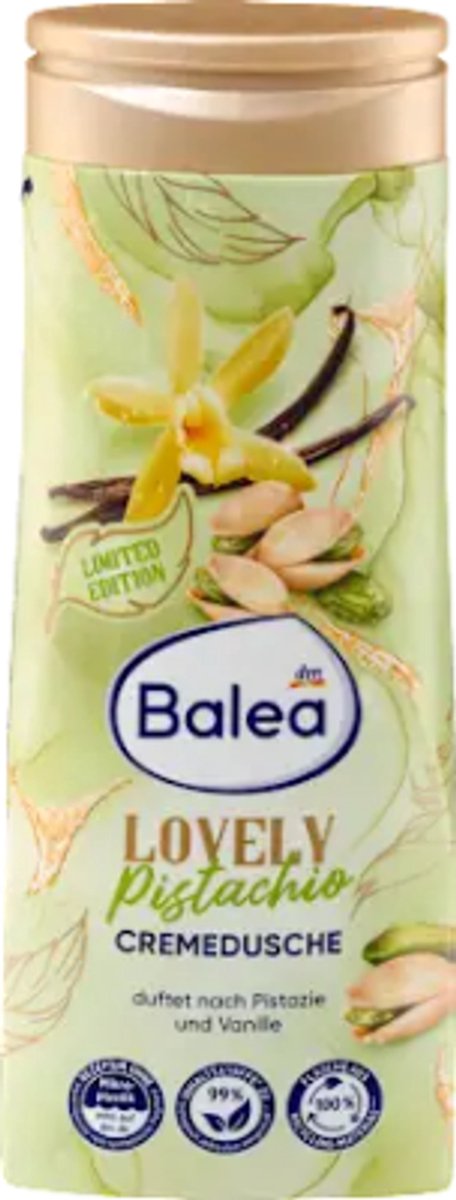 Douchegel Lovely Pistachio Balea Douchegel 300 ml | Pistache & Vanille | Een vleugje verwenning - Limited Edition 2025