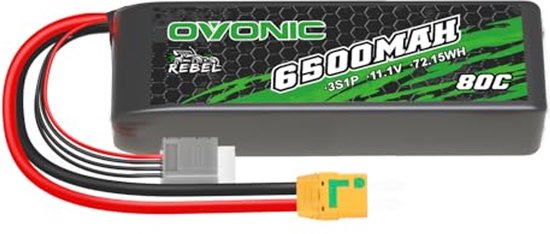 2 stuks Lipo accu DJI Phantom 1 CX-20 FC40 Quadcopter 3000 mAh 11,1 V 3S 25 C