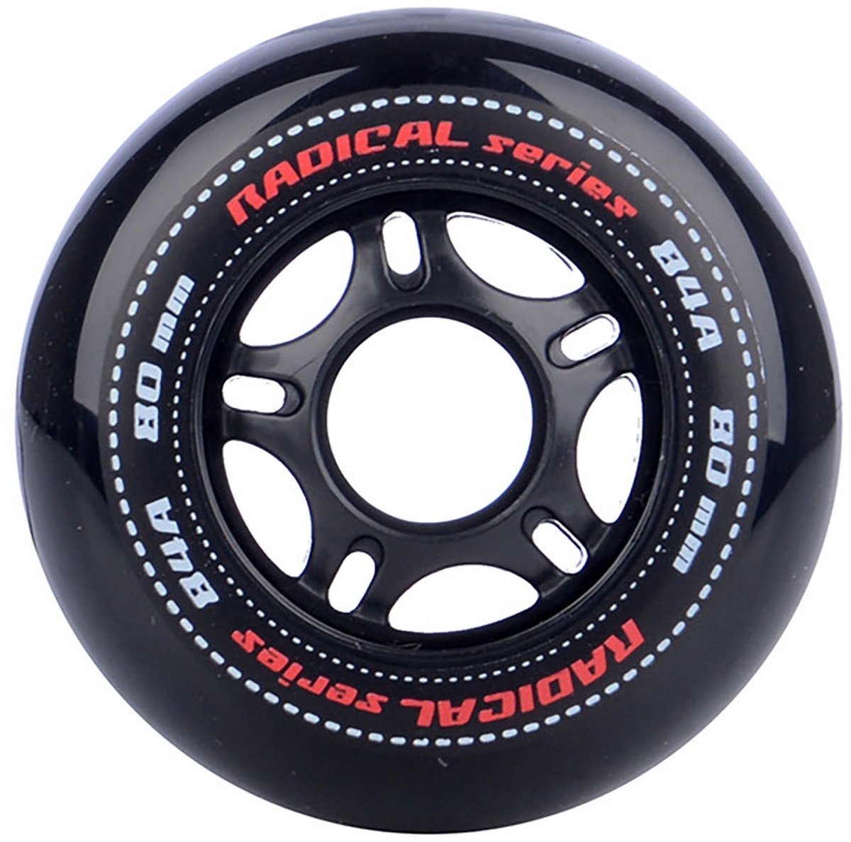 Tempish Radical 84A Wielen voor skeelers 80mm 4 stuks Zwart