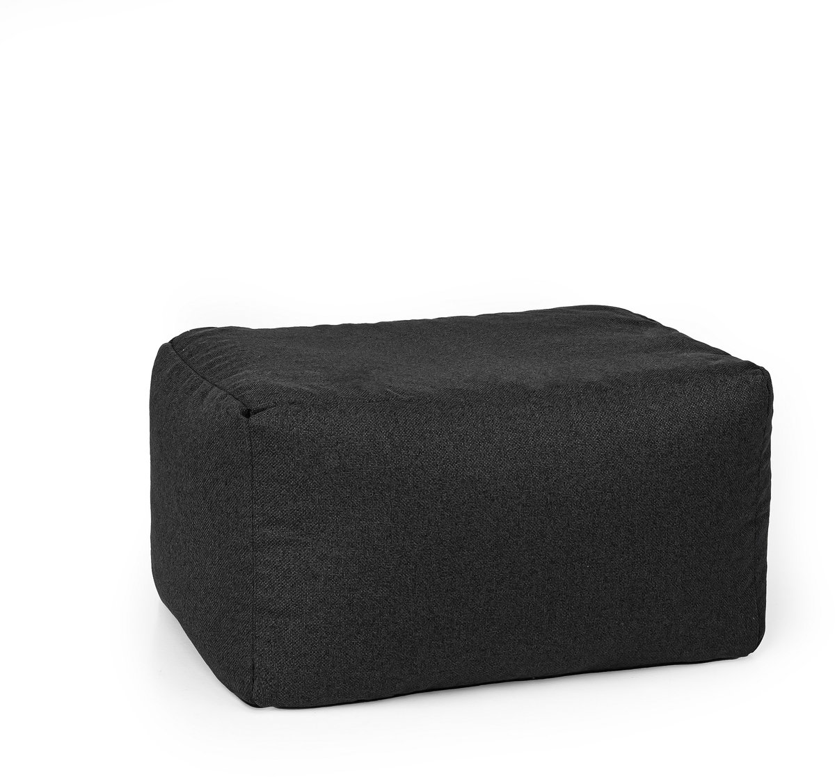 DROP&SIT BLOKPOEF 75X50X40 GERECYCLEDE PETFLESSEN 90% ZWART