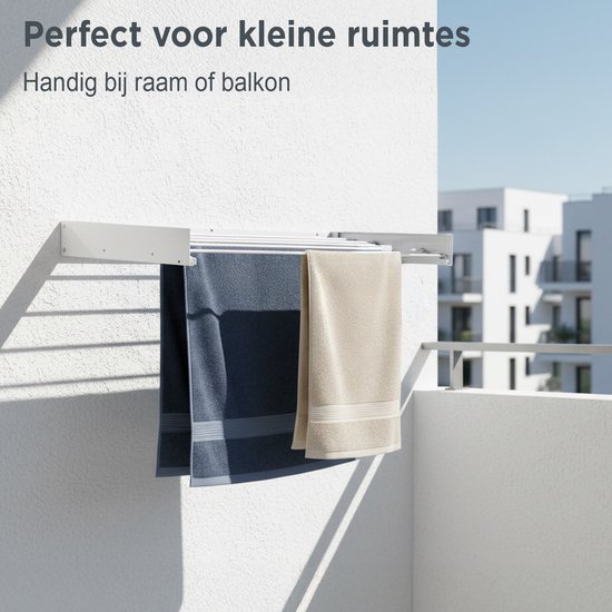 Opvouwbare washanger, aluminium droogrek, droogrekken voor kleding buiten, ruimtebesparend wasrek, inklapbare draagbare wasrekken voor het drogen van kleding handdoeken beddengoed (kleur: grijs