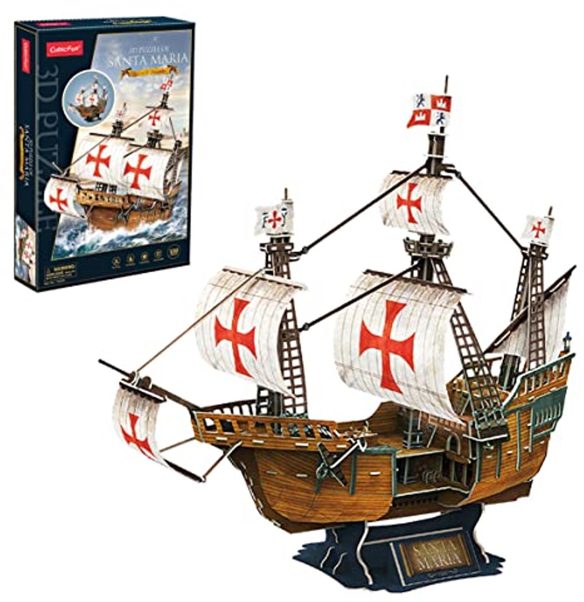 3D Puzzel Scheepsmodel - Bouwpakket voor Volwassenen en Kinderen - 248 Stukjes