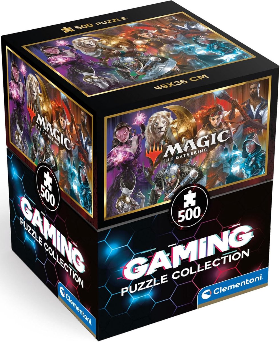 Clementoni - Puzzel - 500 Stukjes - Magic: The Gathering - Cube - Puzzel Voor Volwassenen