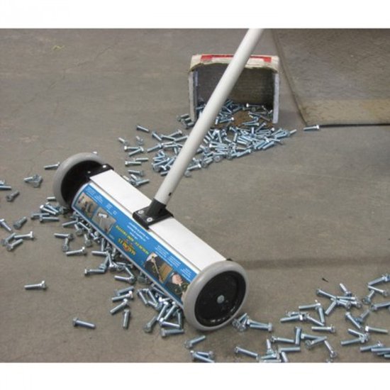 Magnetische veegmachine met keramische ferrietmagneten - breedte 325mm - bodemvrijheid 25mm - ideale oplossing voor het reinigen van grote oppervlakken van Merkloos	 — afbeelding 5