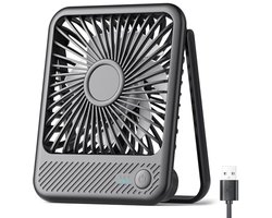 Mini USB Fan - Stille Mini Tafelventilator met 3 Snelheden en 180 Graden Rotatie voor Thuis en Kantoor
