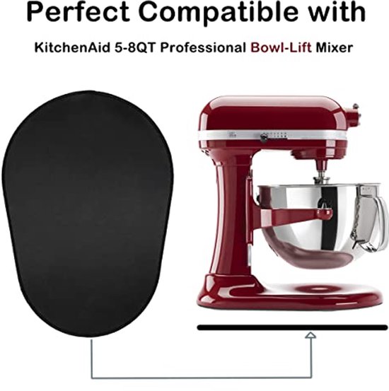 Mixer Slider Mat voor Keukenapparatuur - Compatibel met 5-8QT Kom-Lift Mixers van Nispira — afbeelding 4
