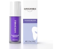 Love2smile - Premium Teeth Whitening - De Natuurlijke tandenbleker van Nederland & België - Whitening Tandpasta - Tandenbleker - Wittere Tanden - Zonder Peroxide - Color Corrector - Paarse Tandpasta