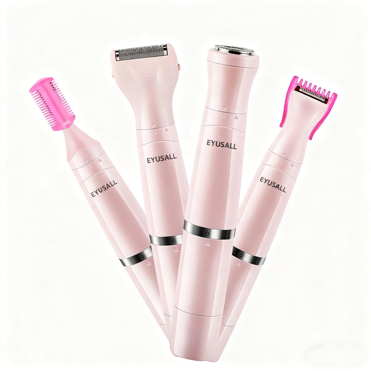 EYUSALL 4-in-1 Ontharingsapparaat voor Vrouwen - Elektrische Epilator voor Nat & Droog Gebruik