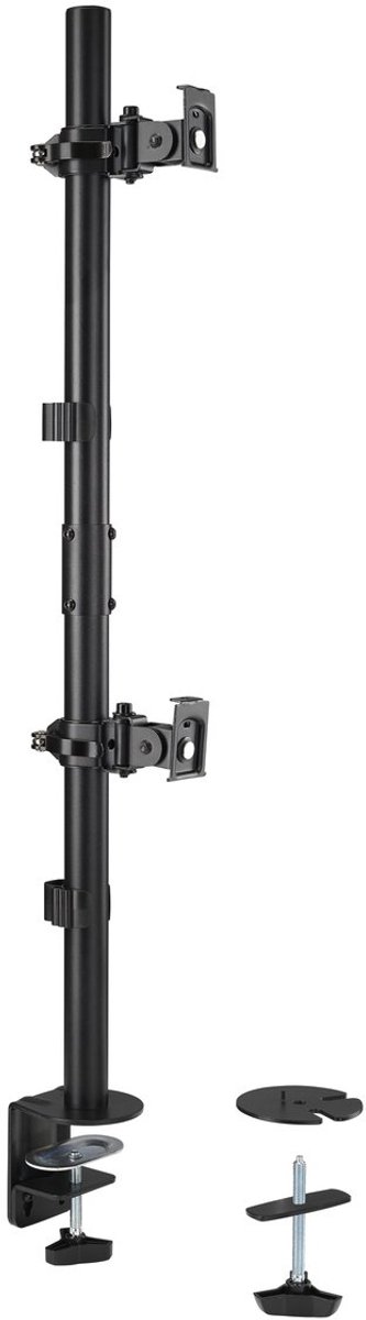 Kensington Vertical Stacking Dual Monitor Arm - tot 32 inch Landscape en 29 inch portrait - tot 9kg