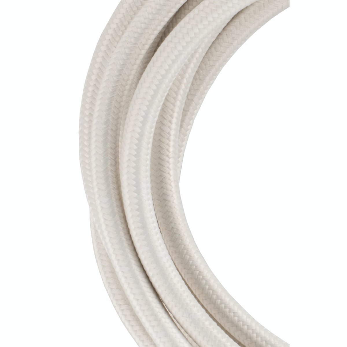 Bailey textielsnoer 3 meter 2x0.75 mm2 - beige (139683)