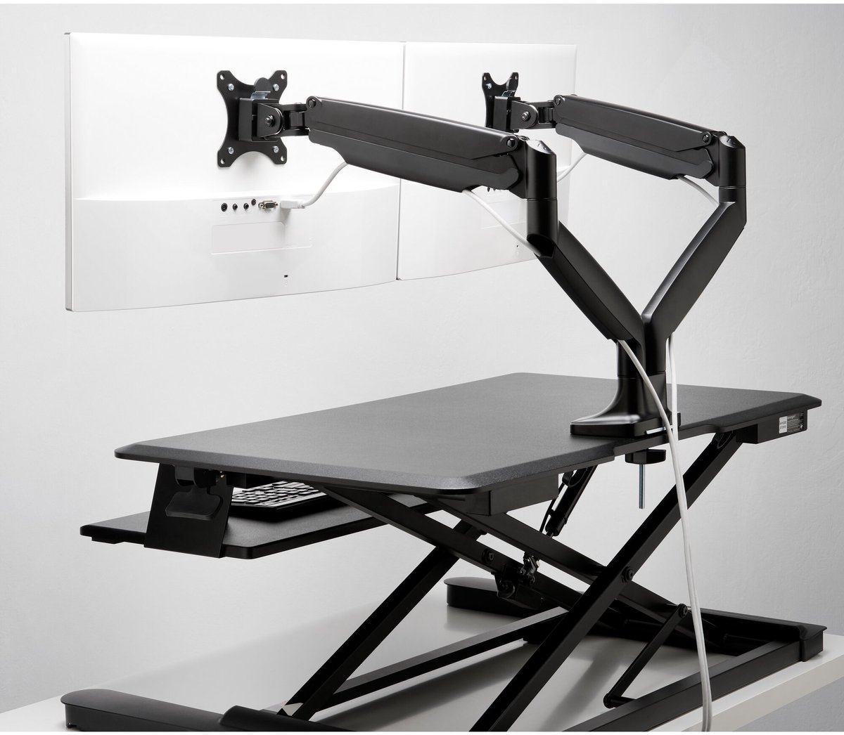 Kensington SmartFit One-Touch Dubbele Monitor arm - Zwart thumbnail 3