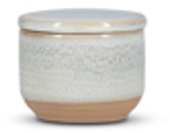 Salt & Pepper 7xH6cm avec couvercle beige Camée