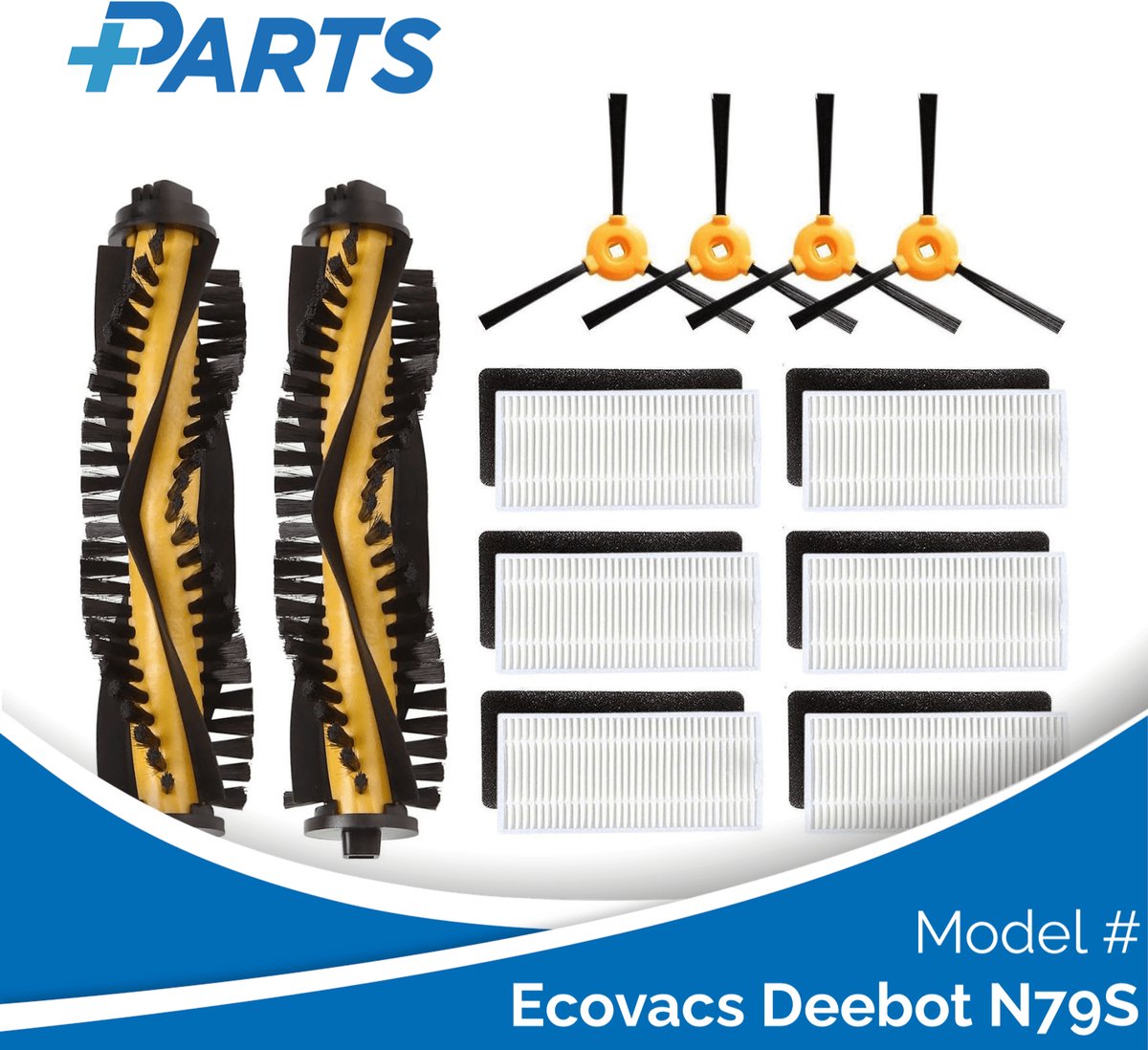 Ecovacs Deebot N79S Onderhoudsset (Plus.Parts® alternatief voor DN622-KTA)