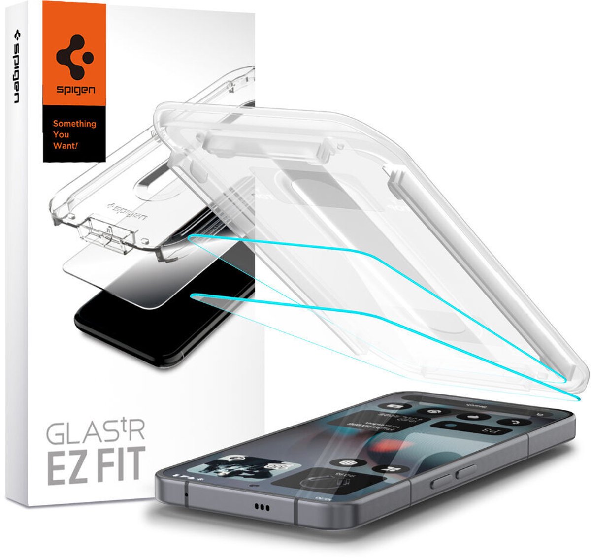 Spigen Gehard Glas Glass.tr Ez Fit For Nothing Telefoon 3 2-Pack