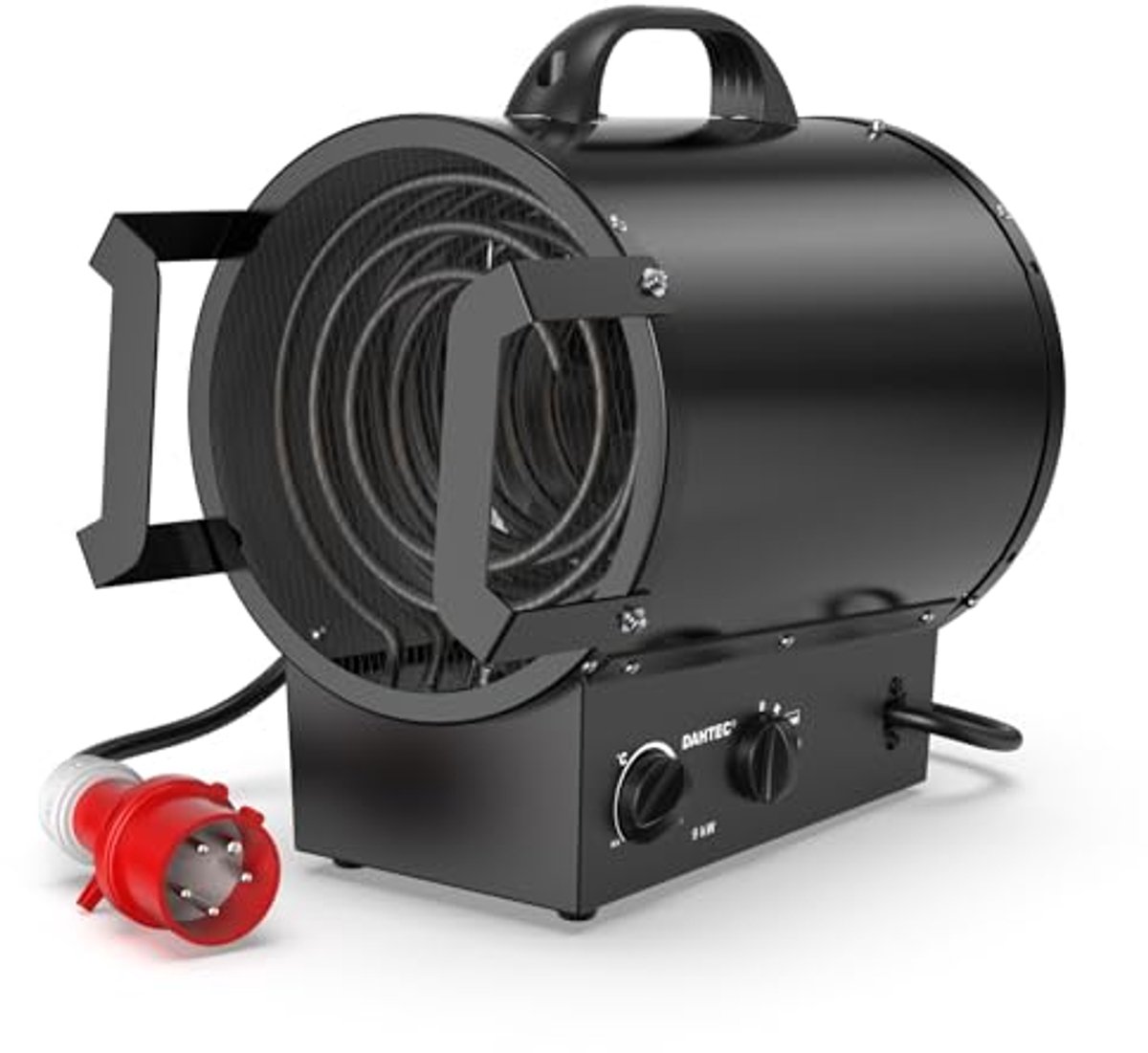 9000W Draagbare Elektrische Ventilatorverwarmer - Efficiënte Ruimteverwarming met Thermost