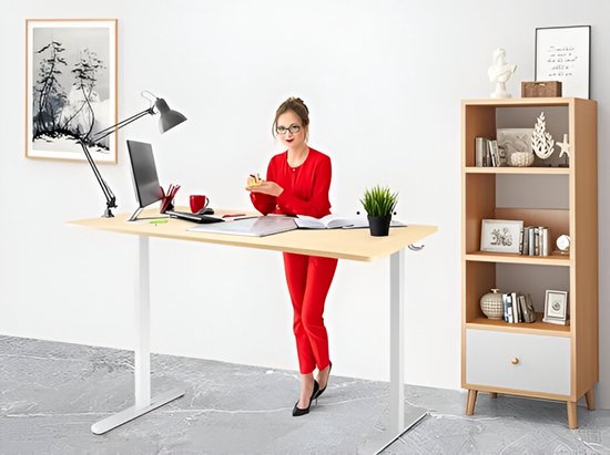 Elektrisch Bureau L-vormig – Ganeey ErgoLift Corner 140 cm ... - Bol