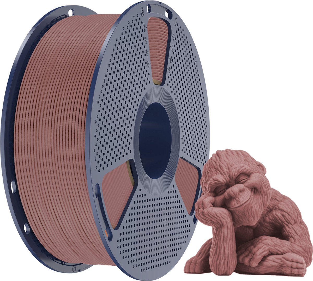 Image of SUNLU PLA Hout 3D-filament 1.75mm 1kg Kersen