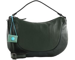 Gabs Leren schoudertas Marty TG Multi Shoulder Bag Olive Green + Abete + Prezzemolo groen