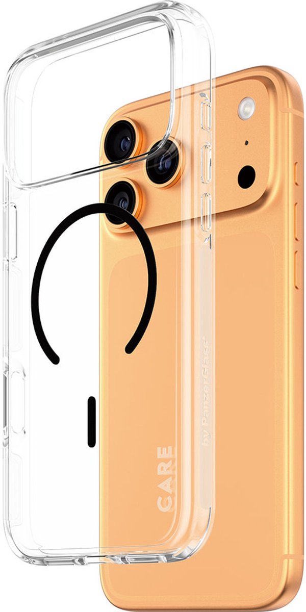 CARE by PanzerGlass Urban Explorer Transp. - Zwart MagSafe iPhone 17 Pro Max