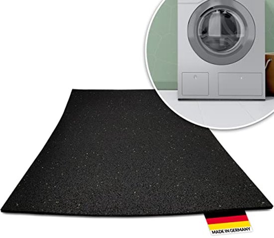 Anti-trillingsmat voor Wasmachines en Huishoudelijke Apparaten - Geluids- en Trillingsdempend, Antislip Rubbermat 60x60 cm