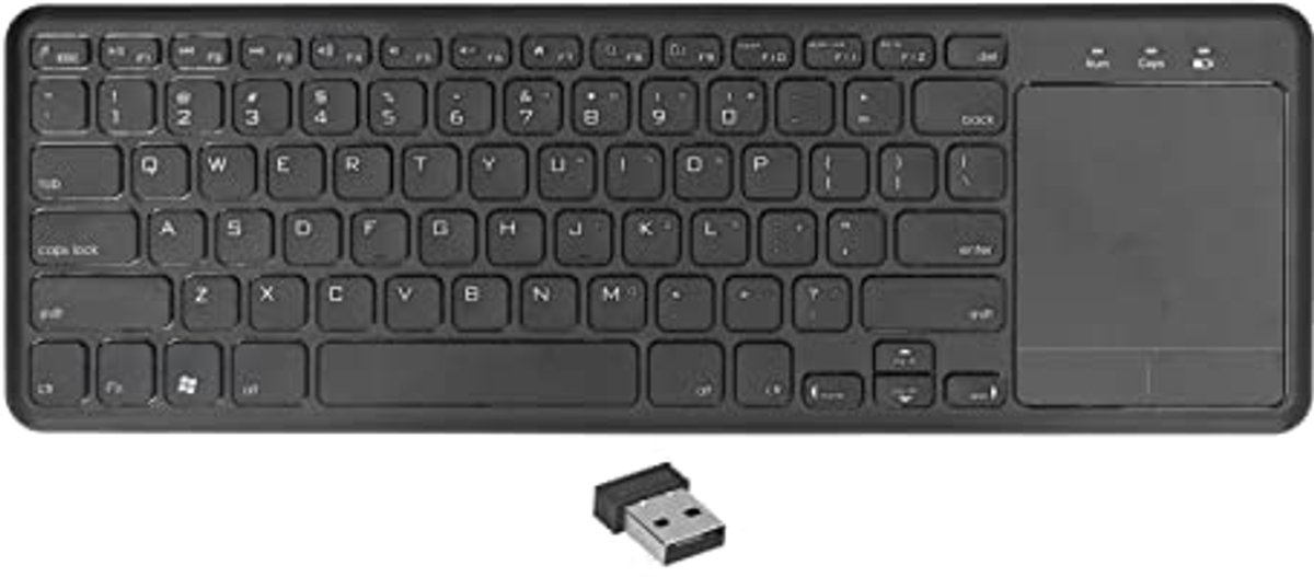 Draadloos Toetsenbord met Touchpad voor PC en Laptops