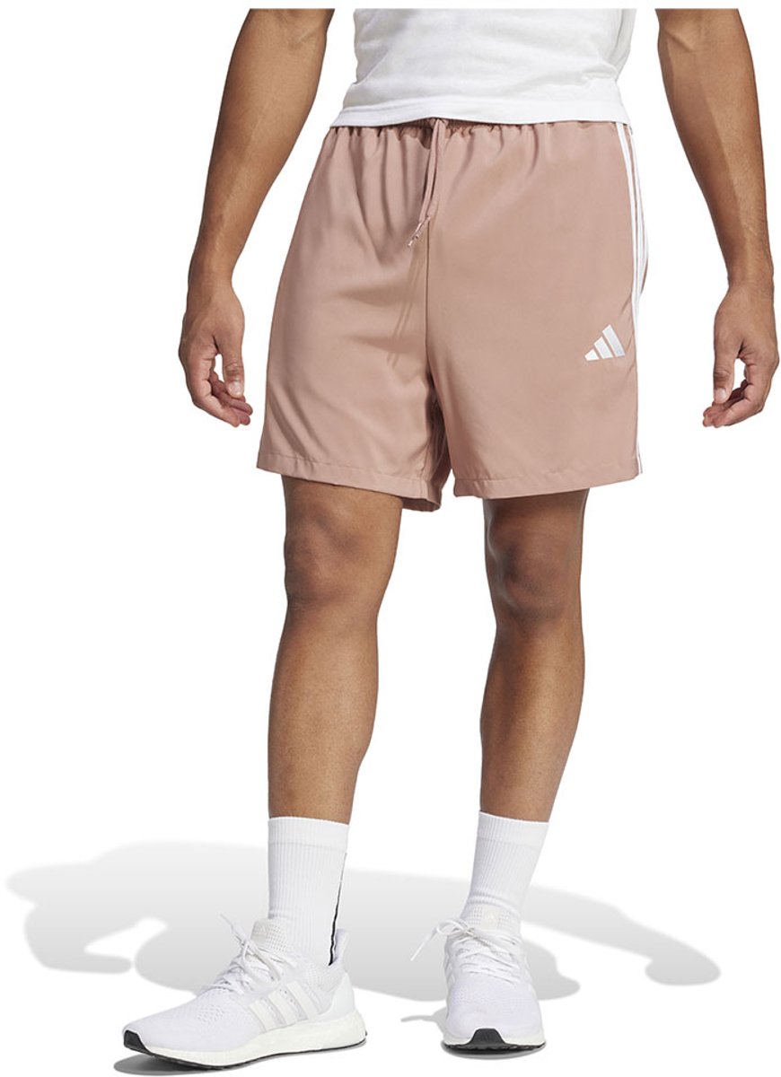Adidas Essentials 3 Stripes Chelsea Korte Broek S Man Wit