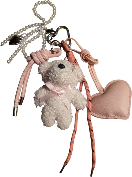 Mini Beer Schattige Pluche Beer Sleutelhanger Tas Ornament Vrouwen Handtas Decoraties School Student Rugzak Mooie Harige Hanger kopen vanaf een prijs van 25