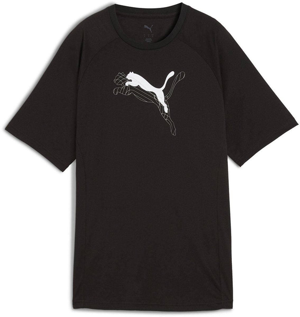 Puma Evostripe Graphic Relaxed Fit T-shirt Met Korte Mouwen XS Vrouw Zwart