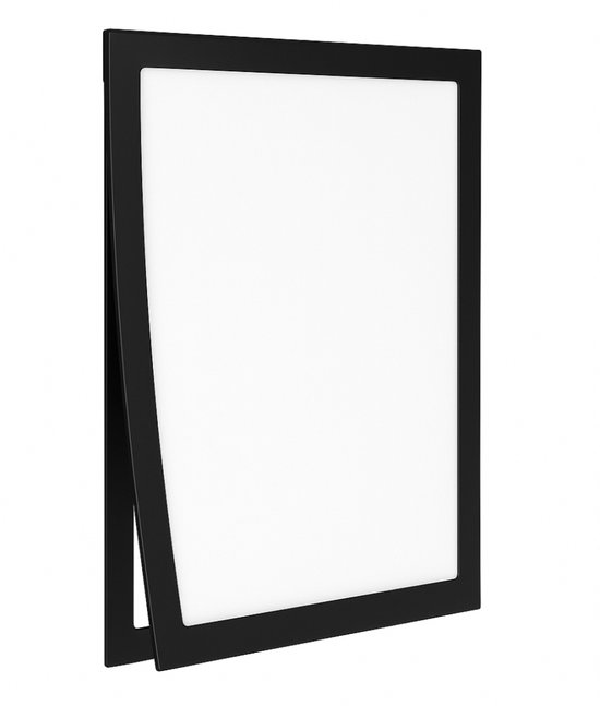 Foto: A4 magneetlijst zwarte magneetframe magnetische display magframe a4 zwart