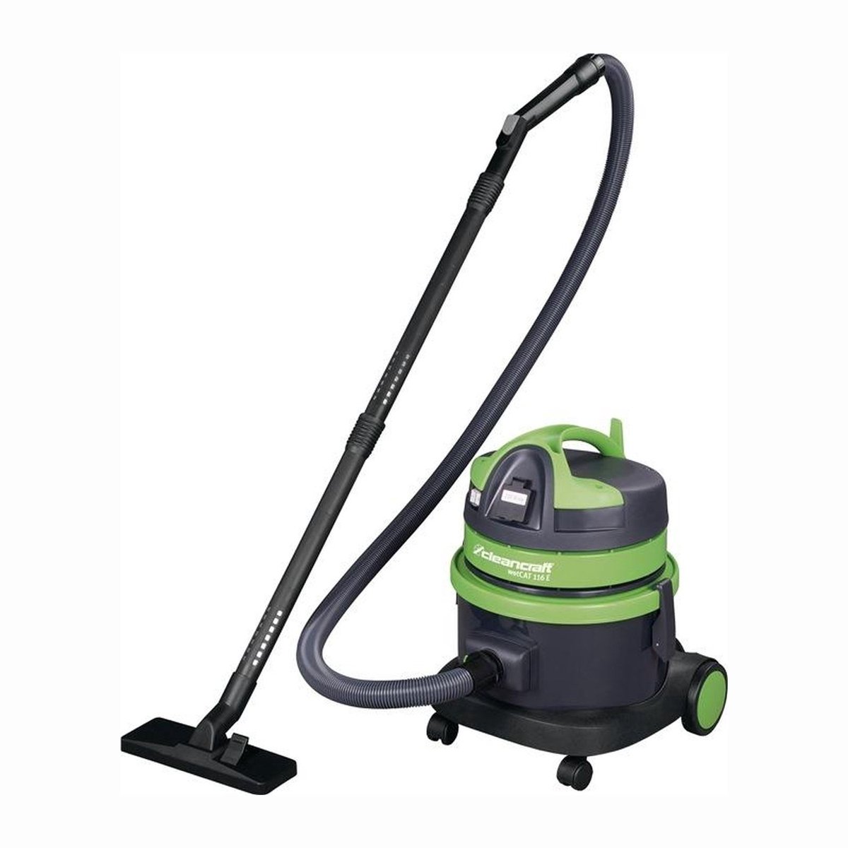 Nat- en droogzuiger opzuigen vloeistoffen vaste deeltjes - 16 liter kunststof tank - 1 motor 1,2 kW 230 V - 70 dB(A) - Geproduce