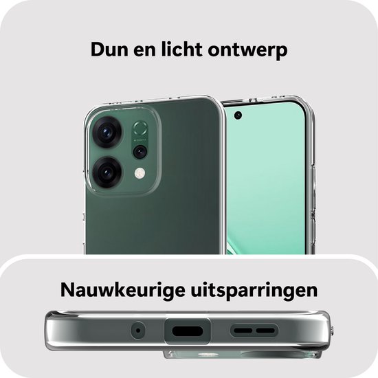 Conception mince et légère avec des découpes précises pour l'Oppo Reno14.